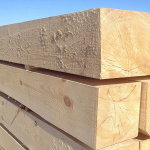 Обрезной брус из сосны 100x200x6000 мм