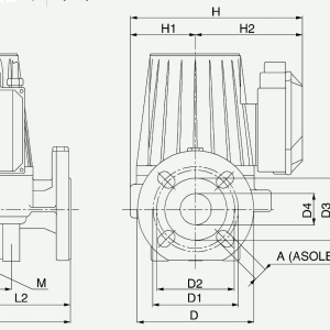 Насос циркуляционный с мокрым ротором DAB BPH 120/340.65 T