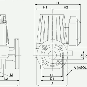 Насос циркуляционный с мокрым ротором DAB BPH 150/280.50 T