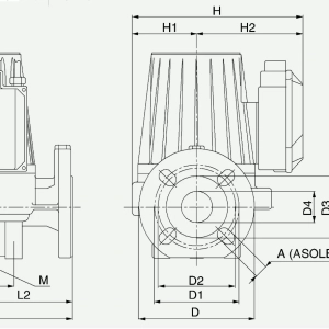 Насос циркуляционный с мокрым ротором DAB BPH 150/340.65 T