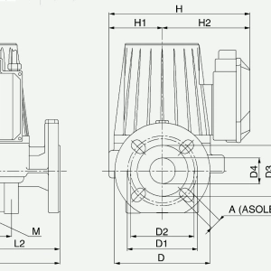 Насос циркуляционный с мокрым ротором DAB BPH 150/360.80 T